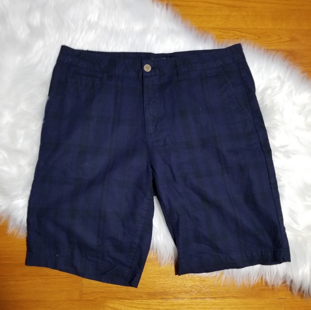 Five Four Mens Gunnar Classic Casual Navy Shorts, Size 34